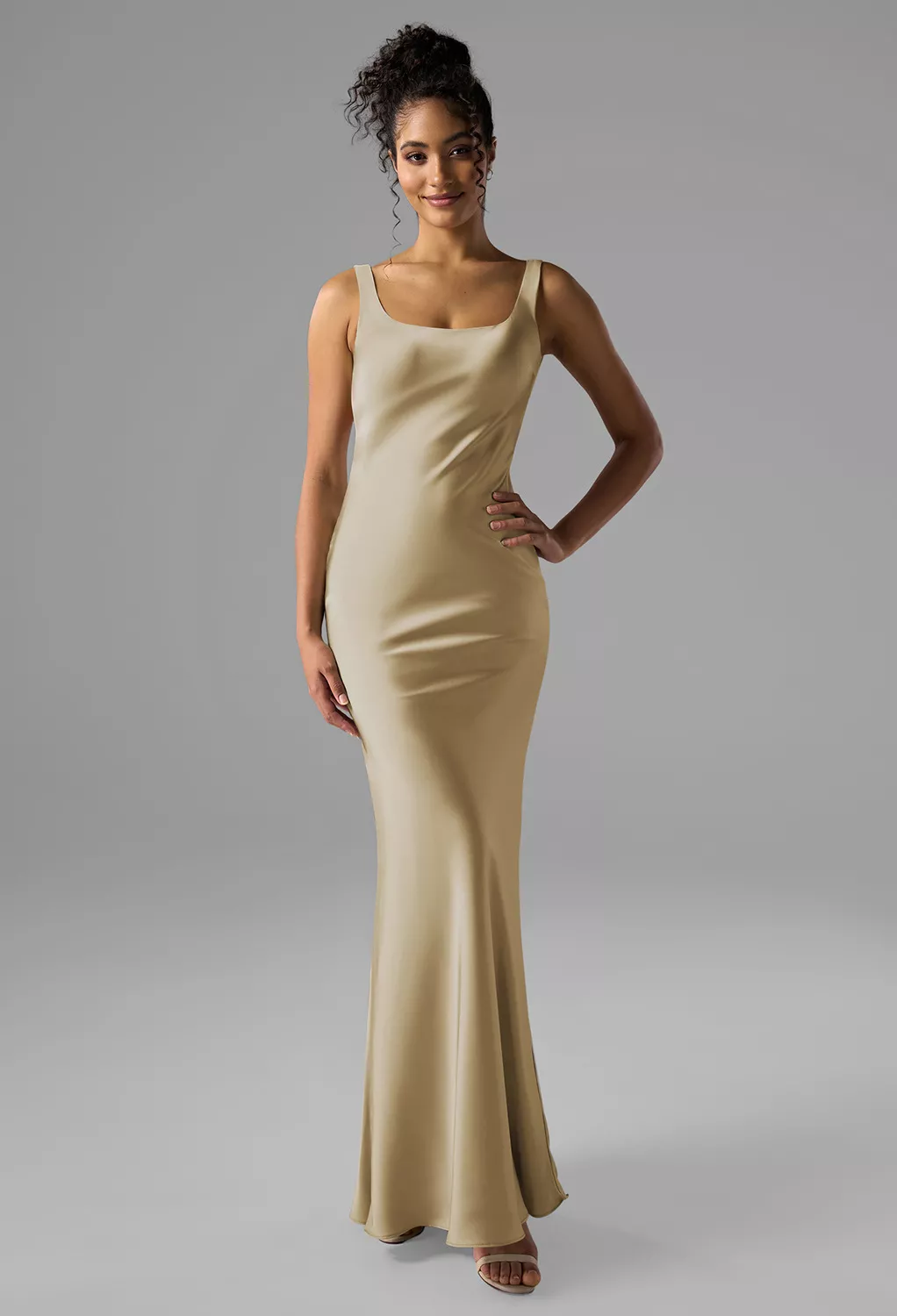 AW Armaan Light Gold  Bridesmaid Dresses